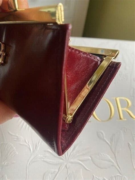 dior money clip gold|authentic Dior monogram wallet.